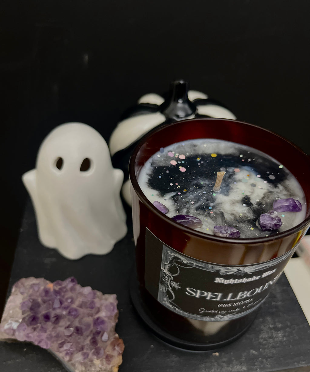 🆕 SPELLBOUND • Dark Rituals Crystal geurkaars