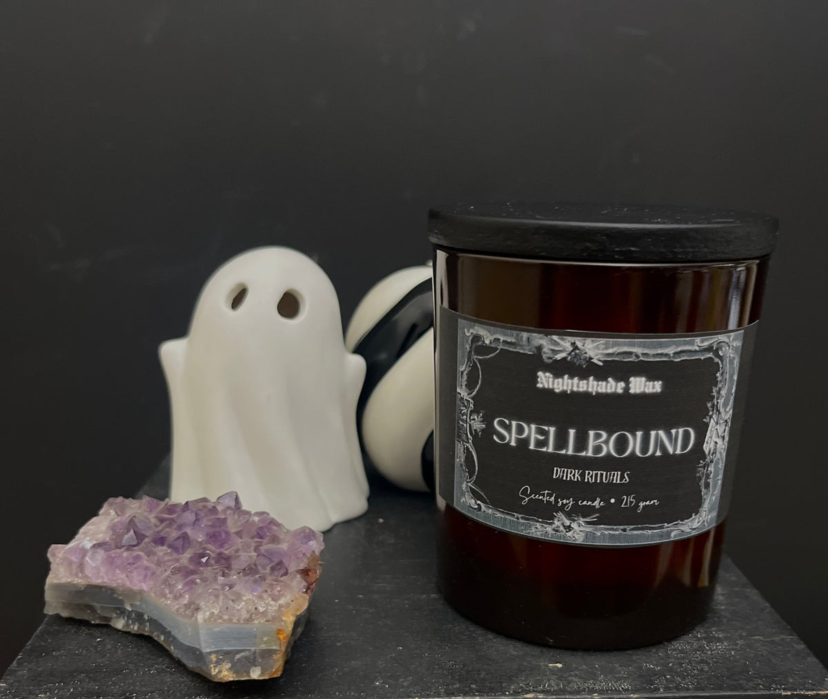 🆕 SPELLBOUND • Dark Rituals Crystal geurkaars