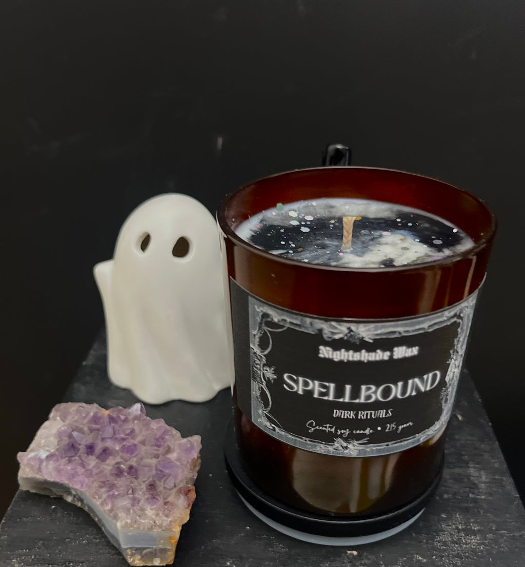 🆕 SPELLBOUND • Dark Rituals Crystal geurkaars