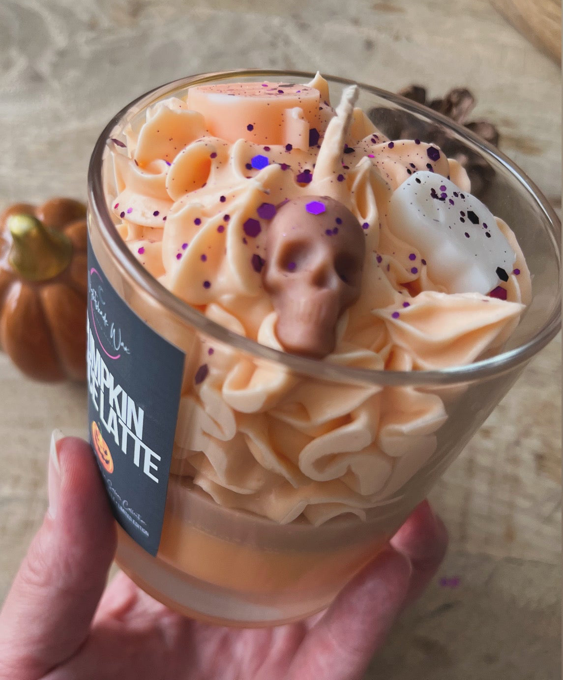 Pumpkin Spice Latte • Whipped geurkaars